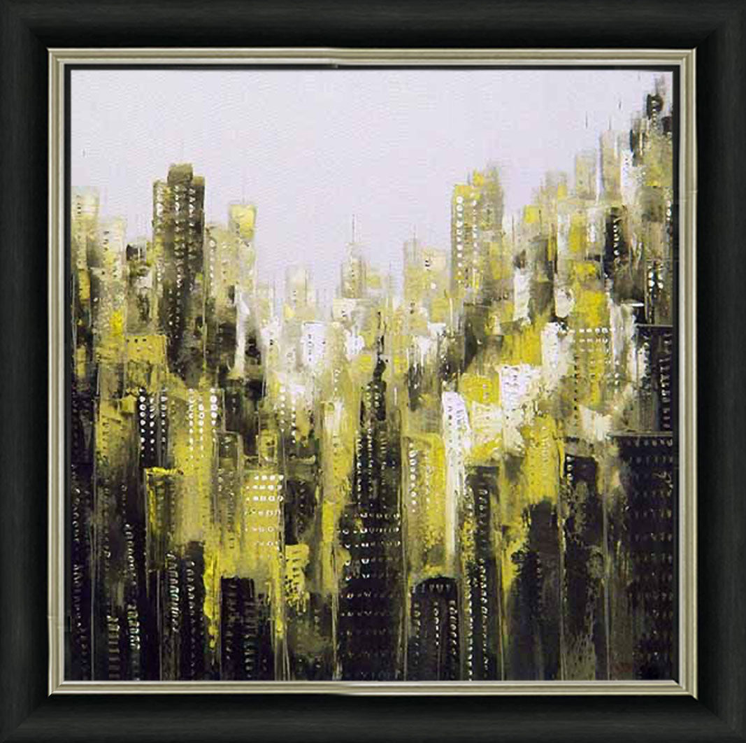 AB528 YELLOW CITY ABSTRACT
