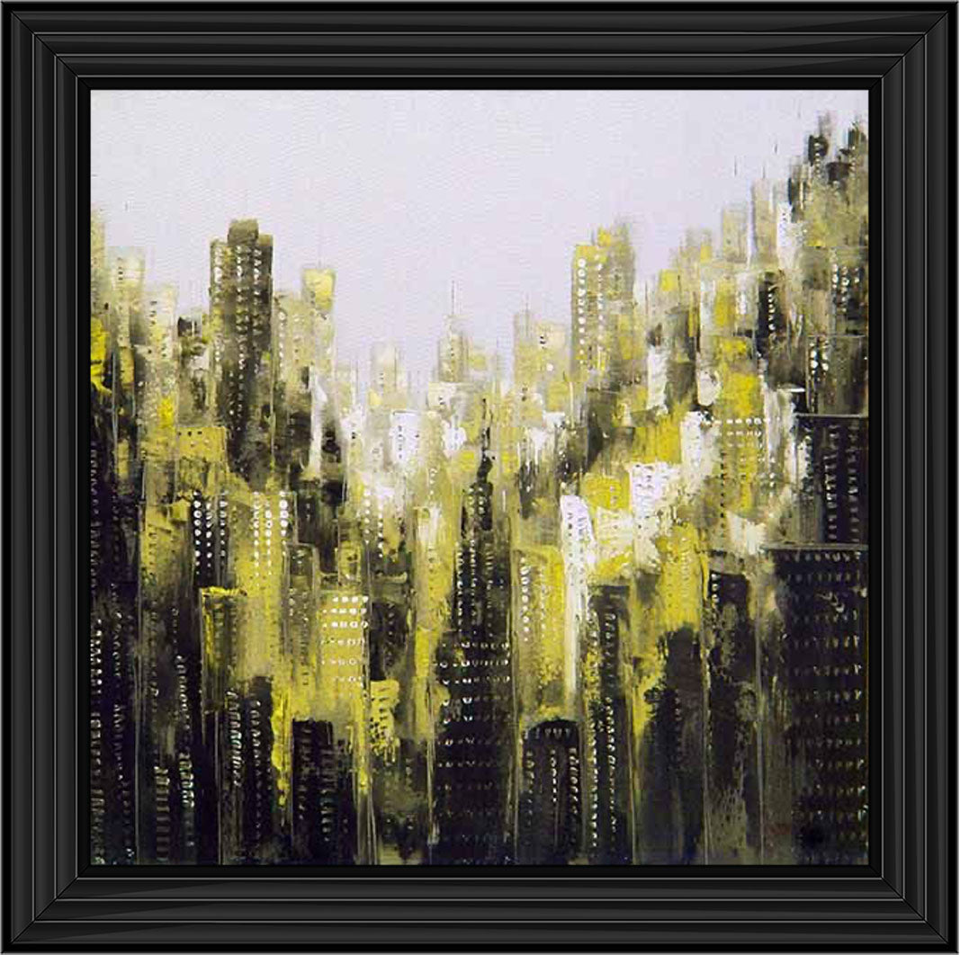 AB528 YELLOW CITY ABSTRACT