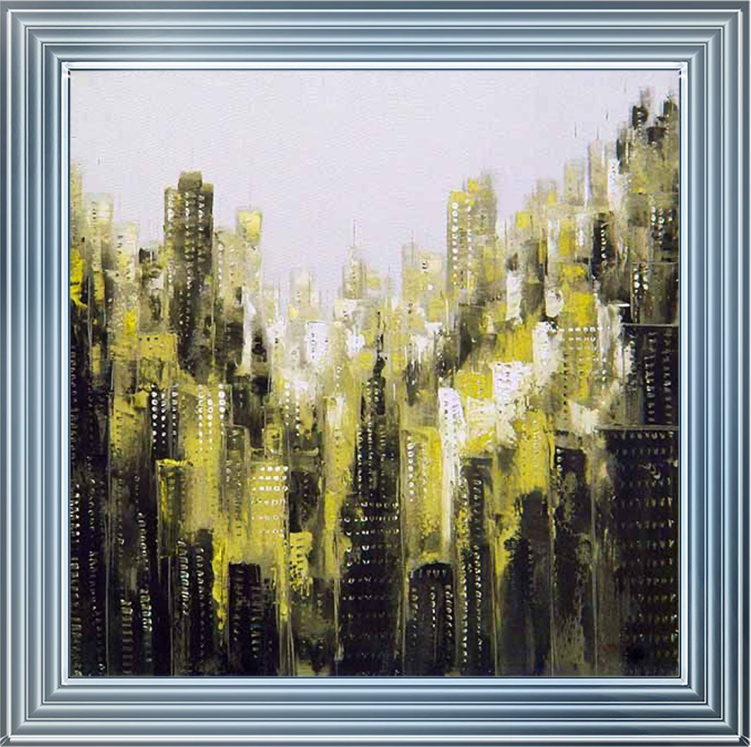 AB528 YELLOW CITY ABSTRACT