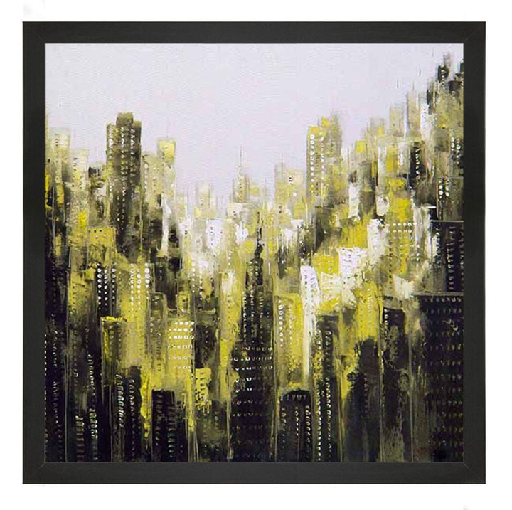 AB528 YELLOW CITY ABSTRACT