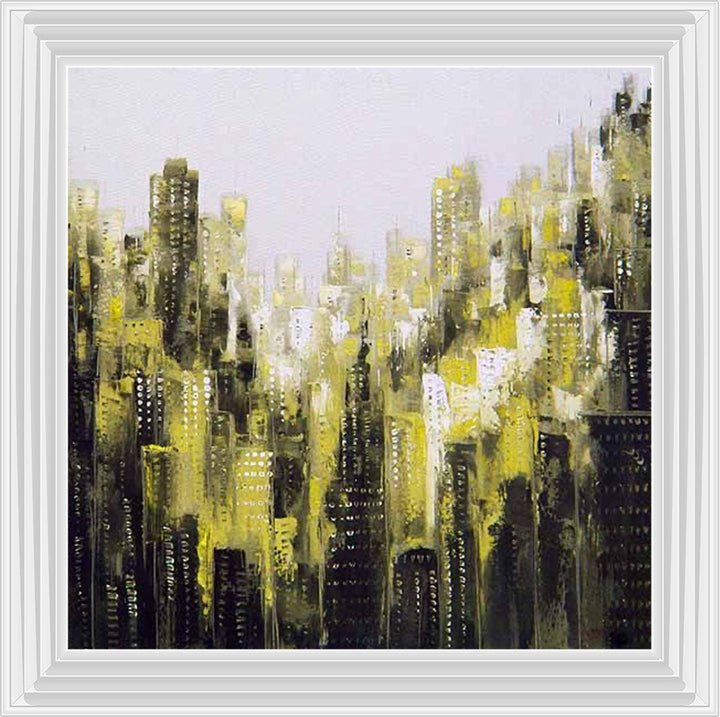AB528 YELLOW CITY ABSTRACT