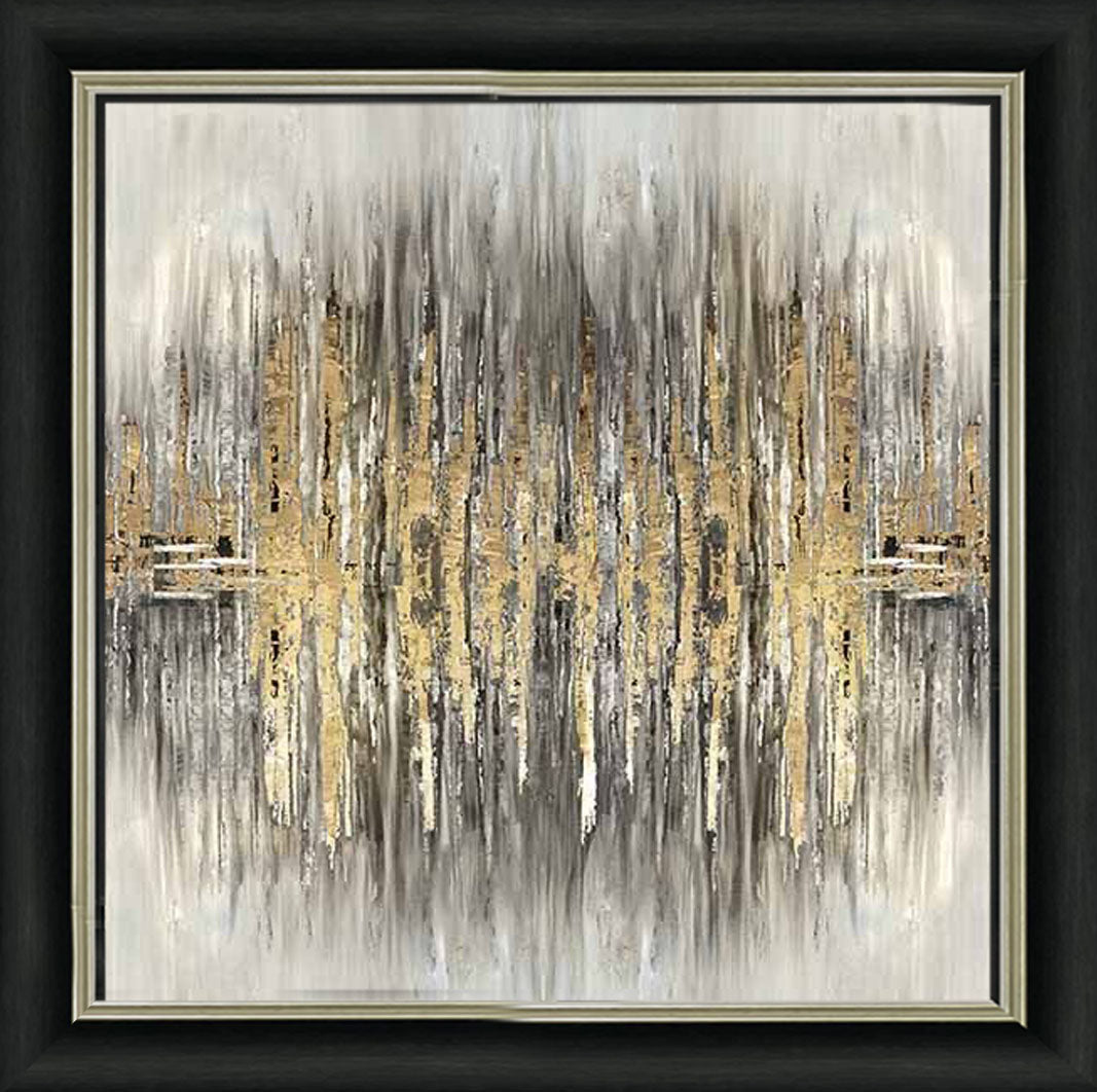 AB532-44 GOLD ABSTRACT