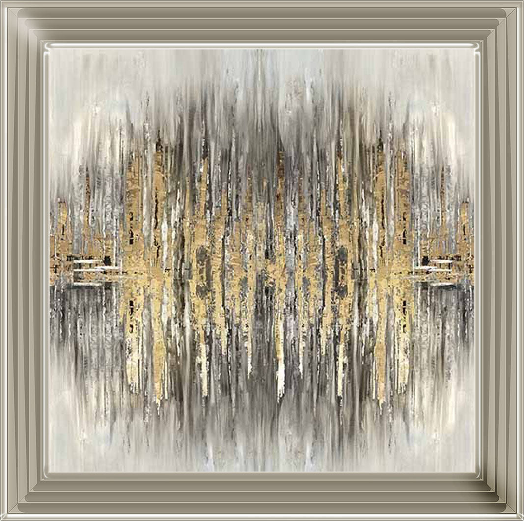 AB532-44 GOLD ABSTRACT