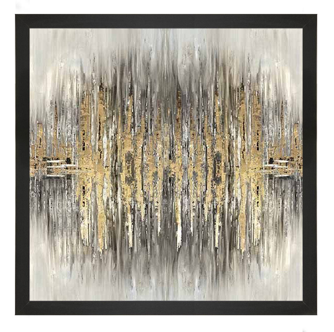 AB532-44 GOLD ABSTRACT