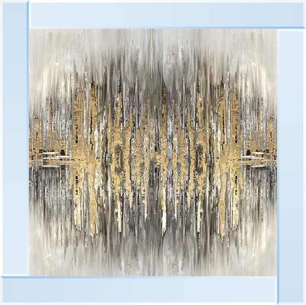 AB532-44 GOLD ABSTRACT