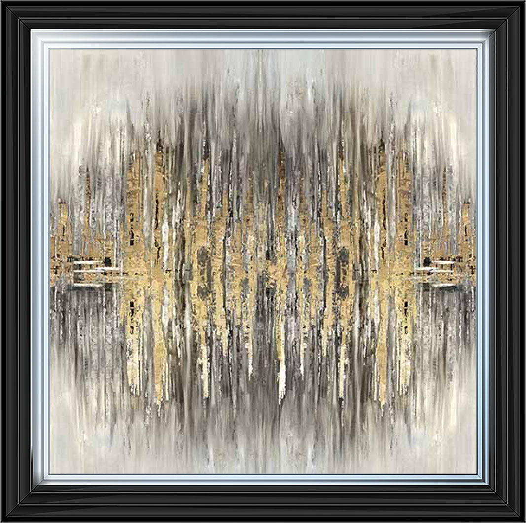 AB532-44 GOLD ABSTRACT