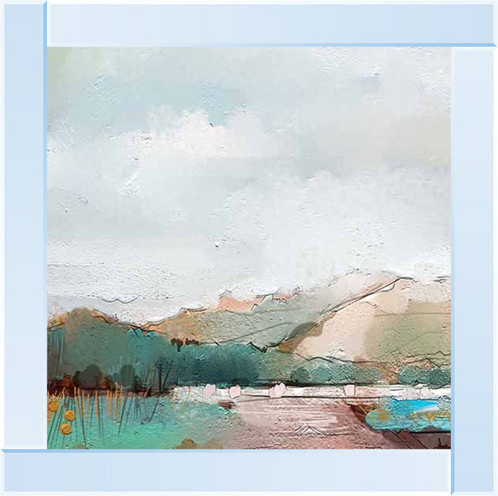 AB534-L HILLS ABSTRACT LEFT