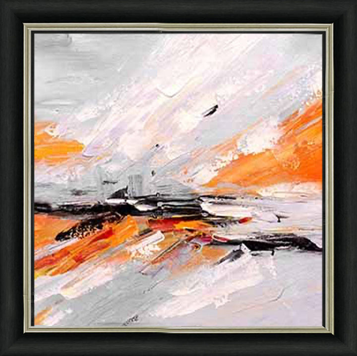 AB542-O ORANGE ABSTRACT