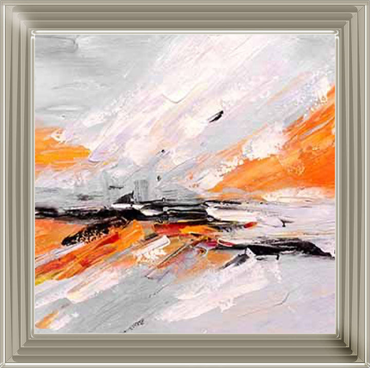 AB542-O ORANGE ABSTRACT