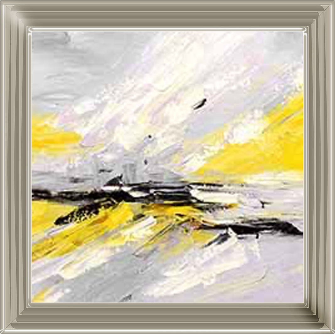 AB542-Y YELLOW ABSTRACT