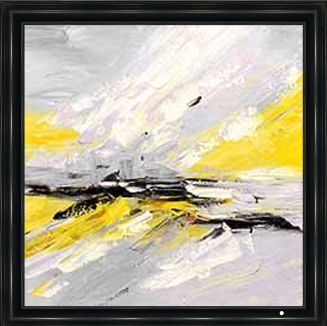 AB542-Y YELLOW ABSTRACT