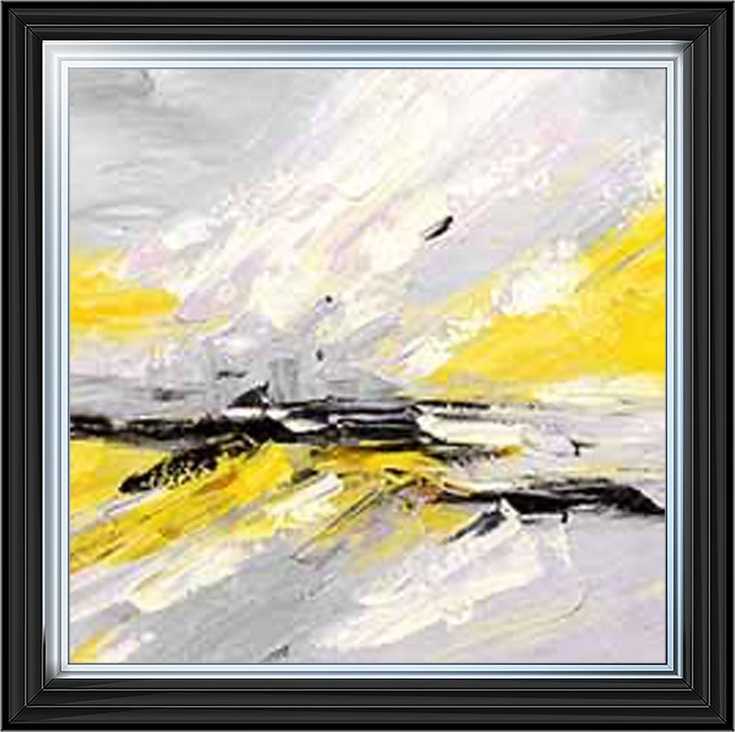 AB542-Y YELLOW ABSTRACT