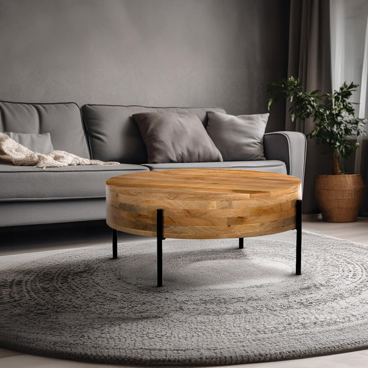Solomon Solid Mango Coffee Table