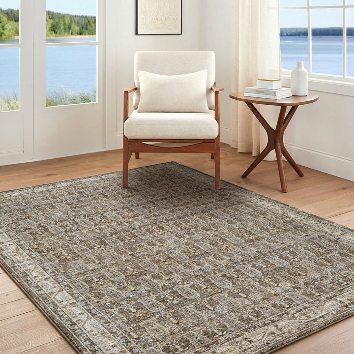 Contemporary Arda Vintage Traditional Rug