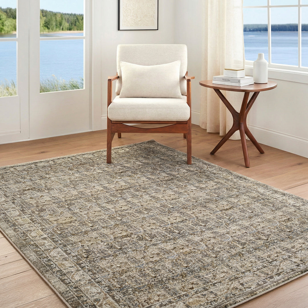 Modern Arda Vintage Traditional Rug