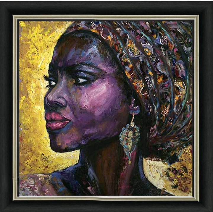 AF098 African Turban Woma|