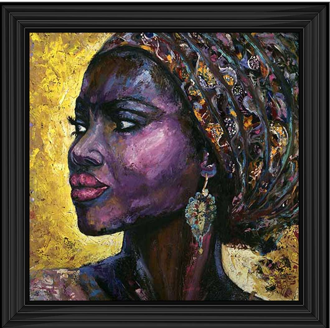 AF098 African Turban Woma|