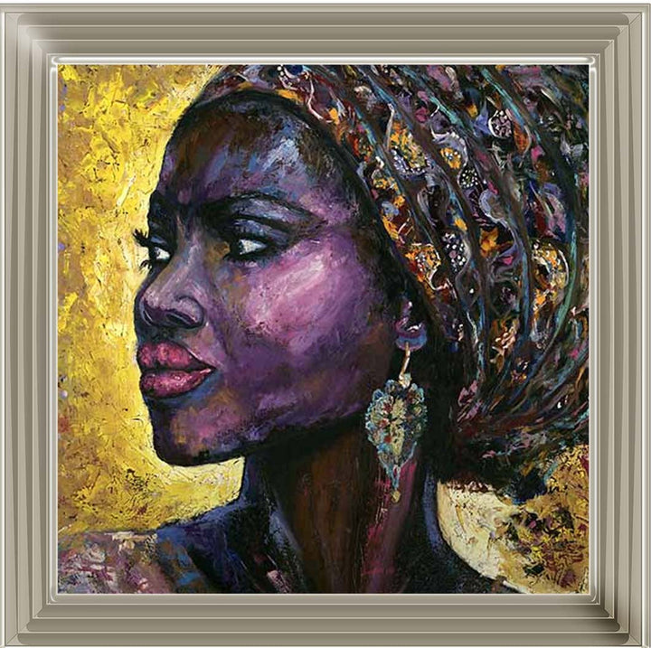 AF098 African Turban Woma|