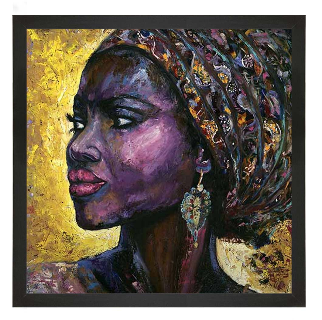 AF098 African Turban Woma|