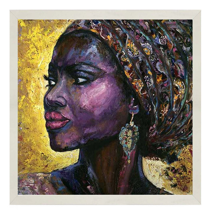 AF098 African Turban Woma|
