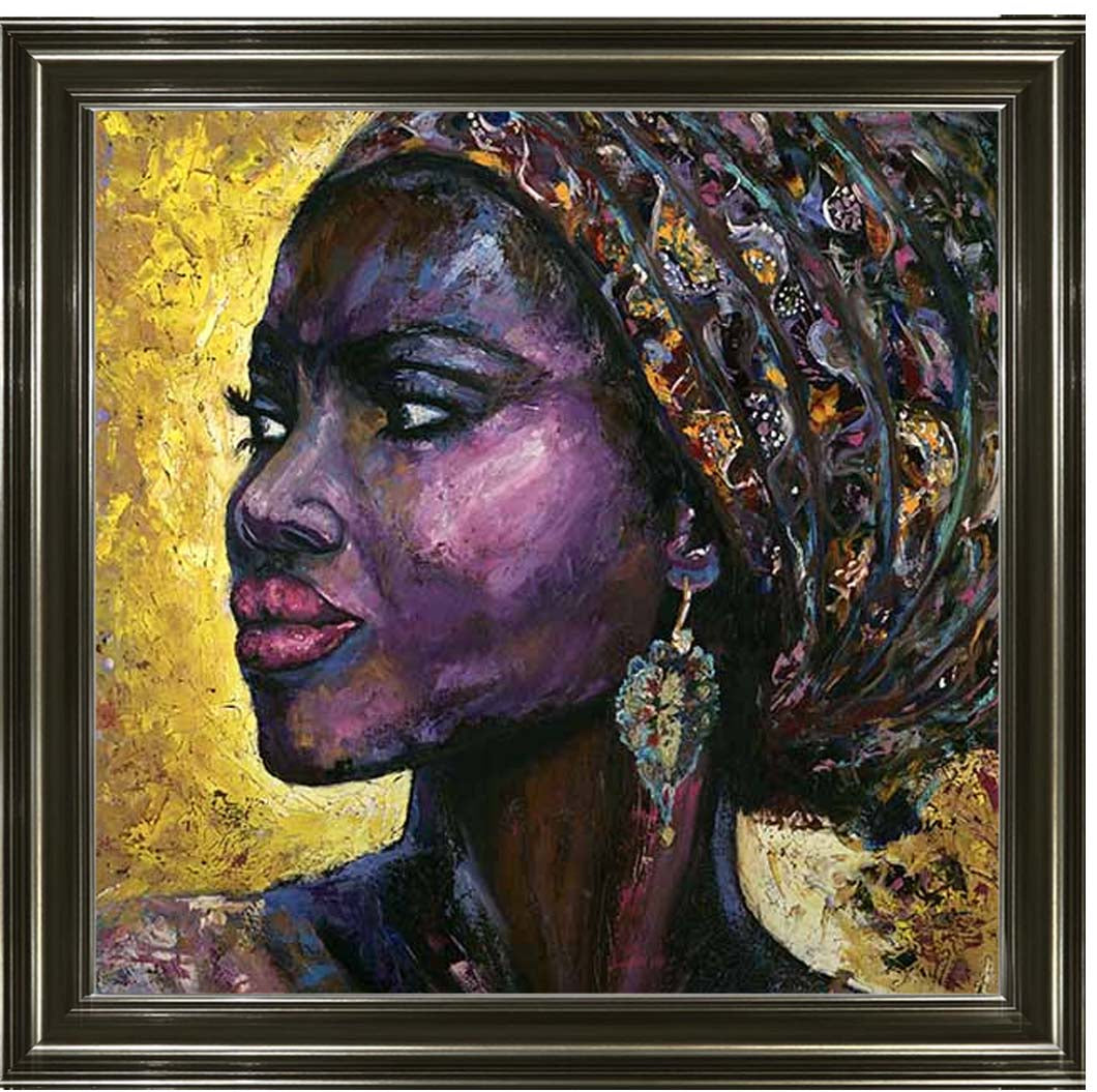 AF098 African Turban Woma|