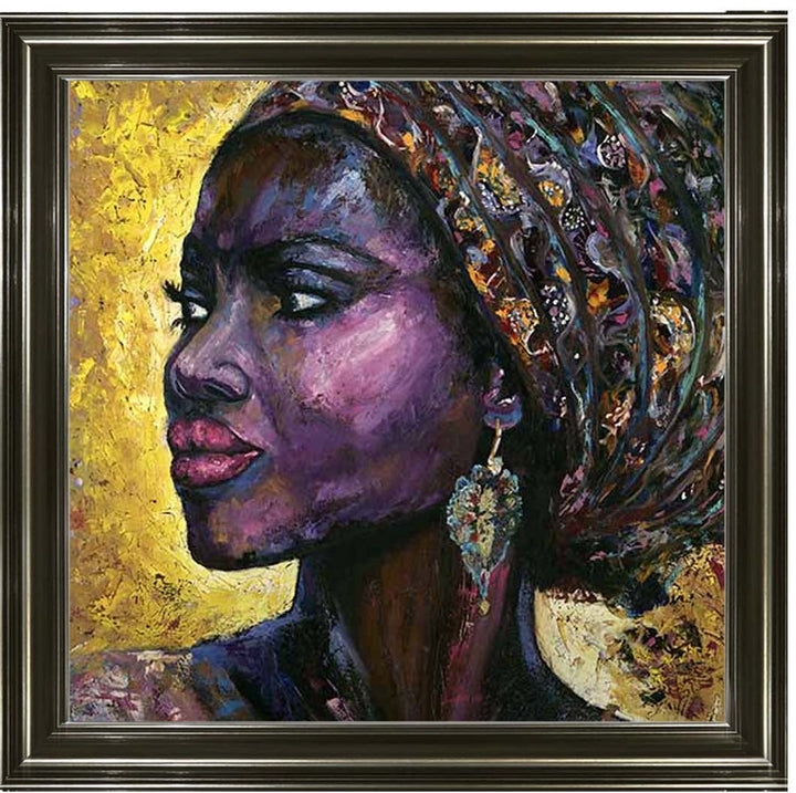 AF098 African Turban Woma|
