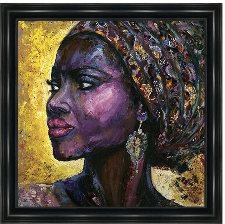 AF098 African Turban Woma|