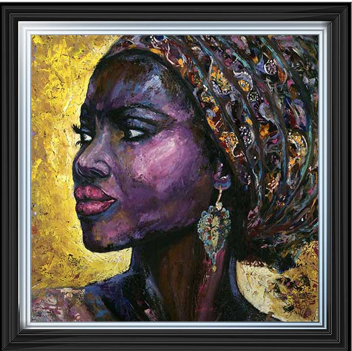 AF098 African Turban Woma|