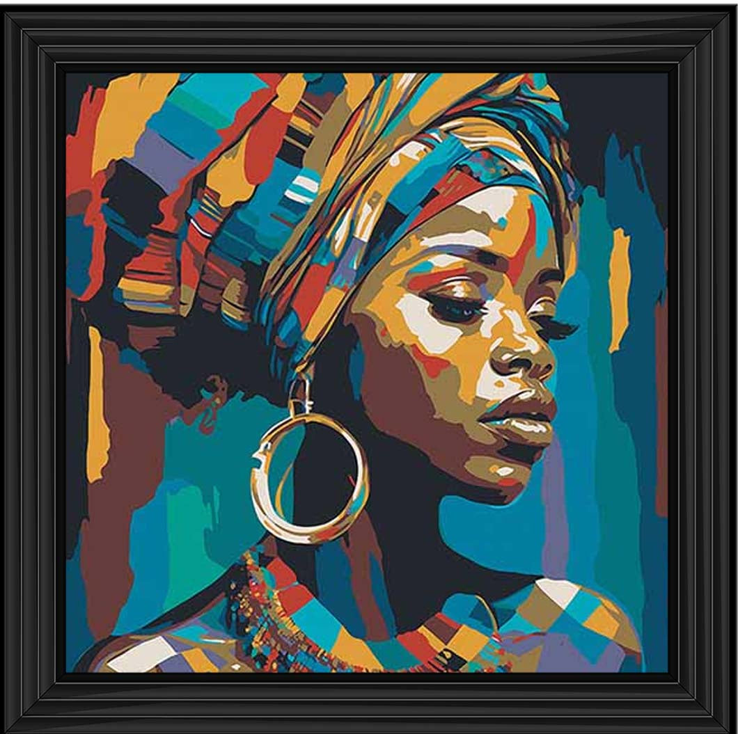 AF099 African Turban Woman