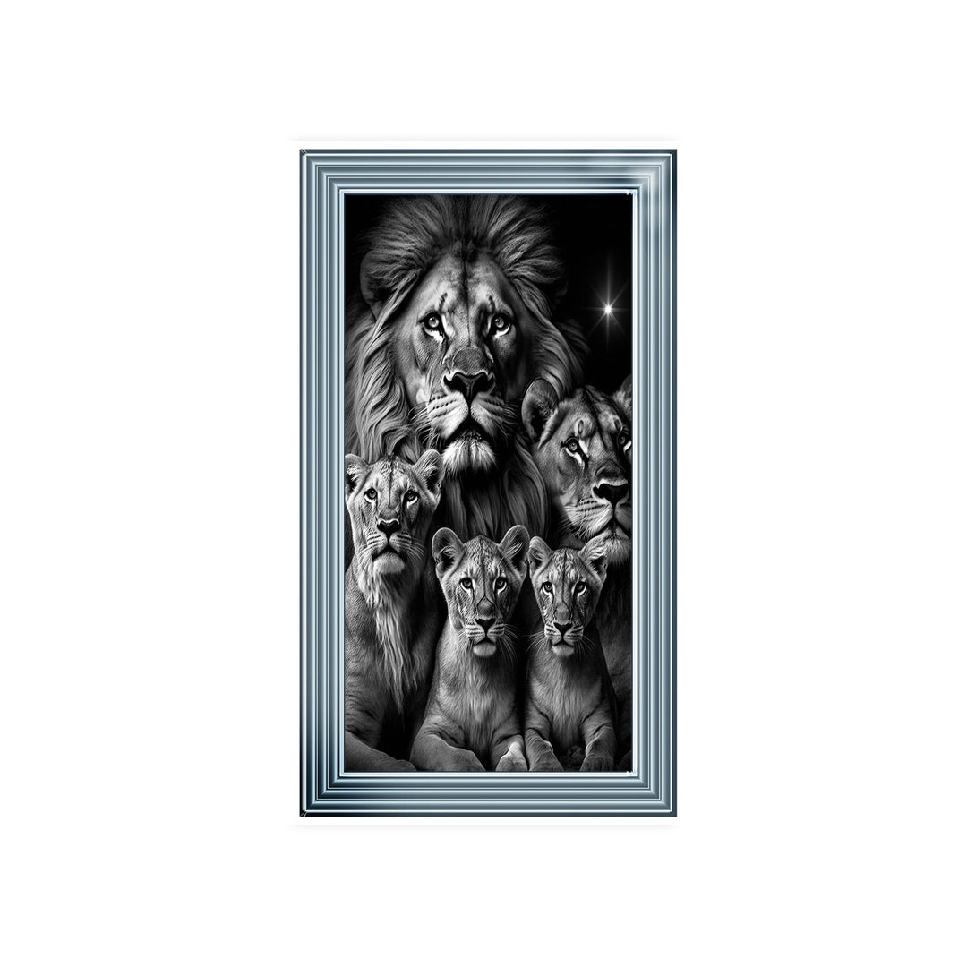 AN1500 LION FAMILY B&W