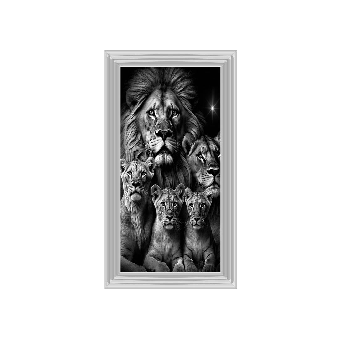 AN1500 LION FAMILY B&W
