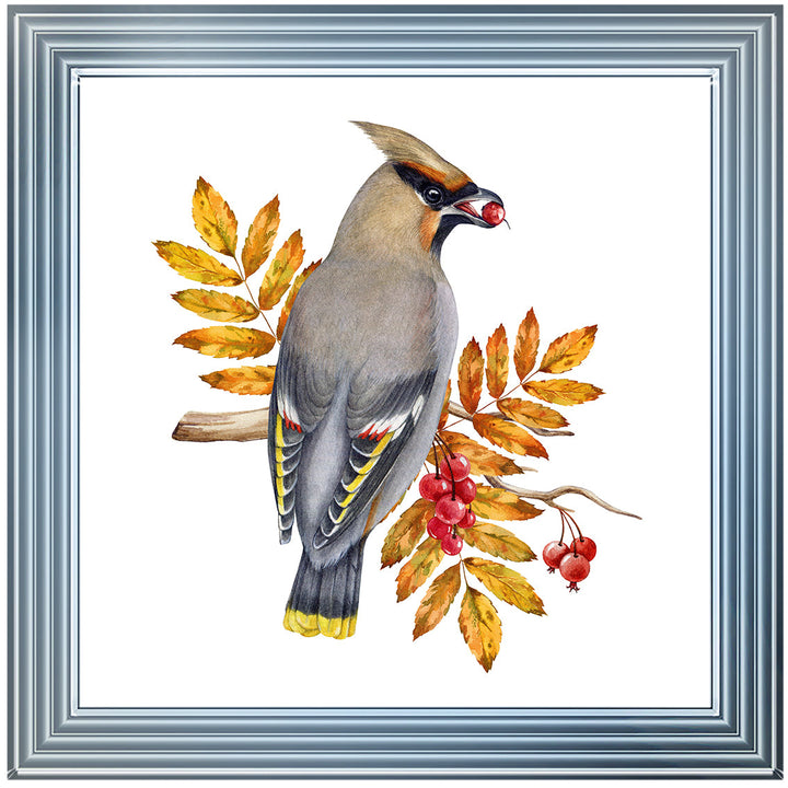 AN1507 BIRD WITH FRUIT & LEAVES