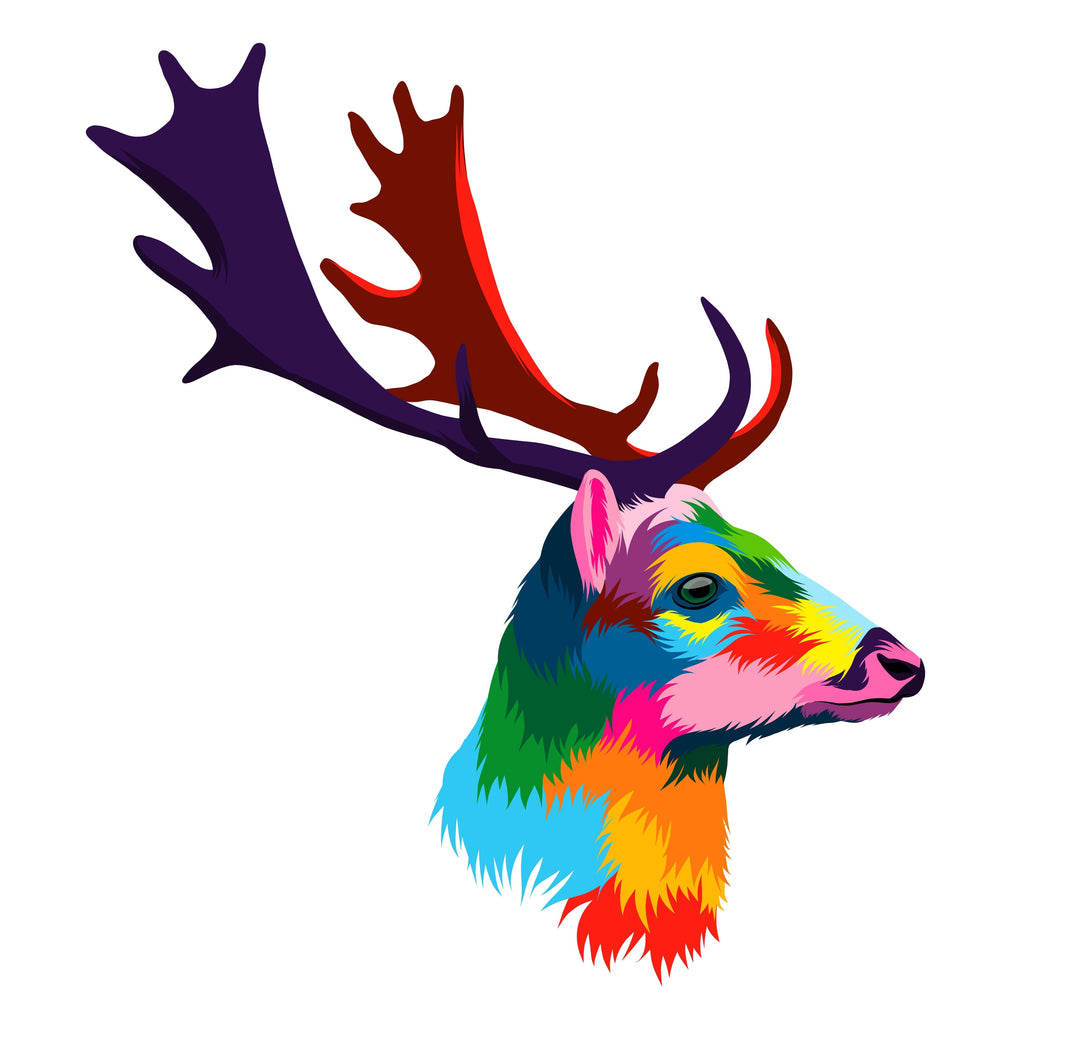 AN1535 COLOURFUL STAG