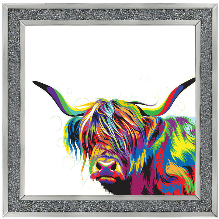 AN1539 COLOURFUL HIGHLAND COW