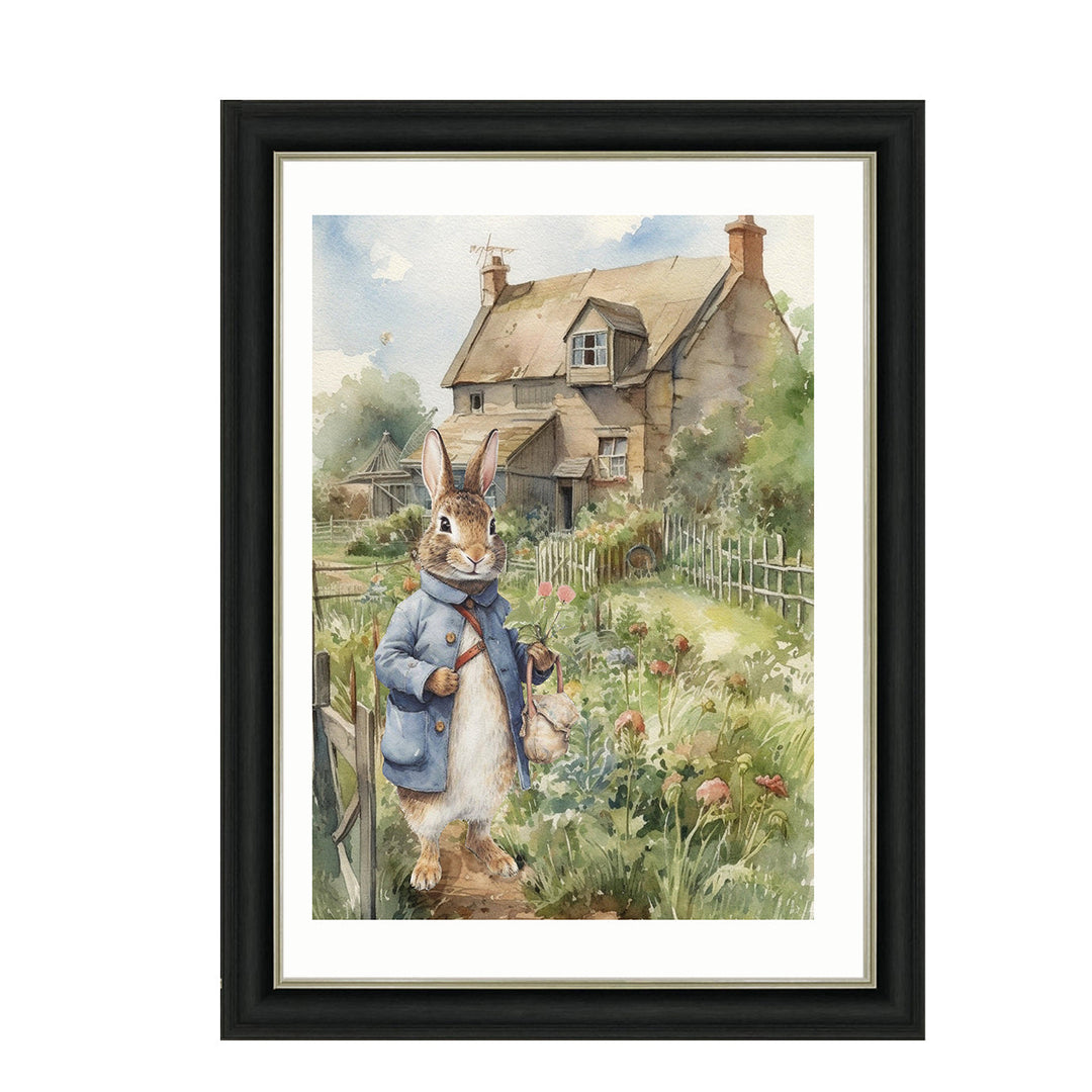 AN1549 LADY BUNNY OUT FOR A WALK