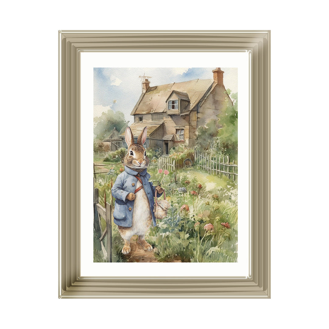 AN1549 LADY BUNNY OUT FOR A WALK