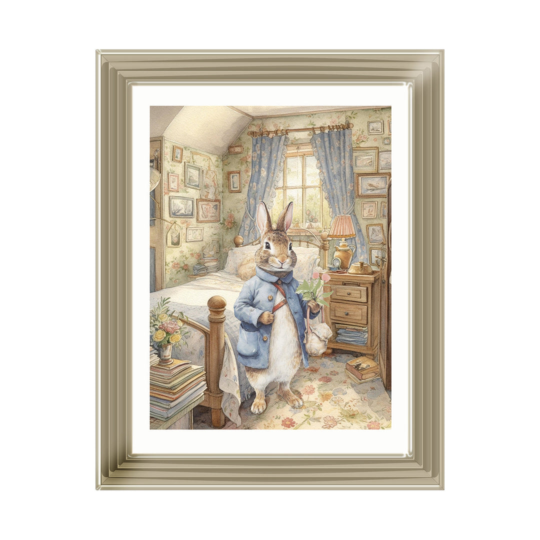 AN1550 LADY BUNNY READY  FOR THE DAY