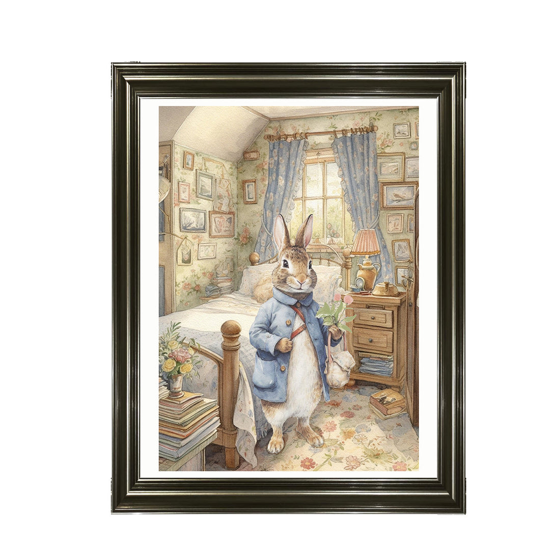 AN1550 LADY BUNNY READY  FOR THE DAY