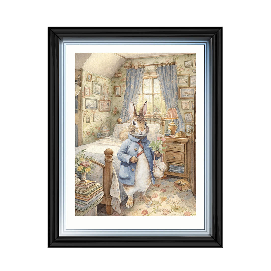 AN1550 LADY BUNNY READY  FOR THE DAY