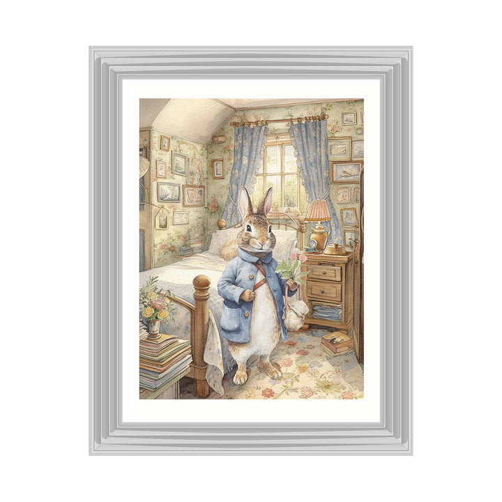 AN1550 LADY BUNNY READY  FOR THE DAY