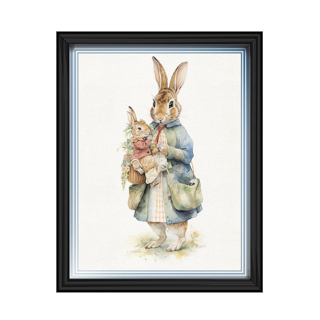 AN1551 MAMA BUNNY & BABY BUNNY