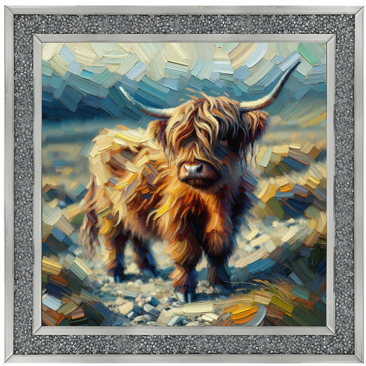 AN1570-Y WATER COLOURE EFFECT BABY COW