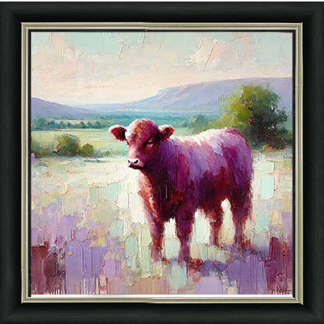 AN2147 Alone Cow Facing Left