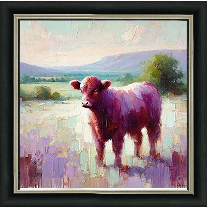 AN2147 Alone Cow Facing Left