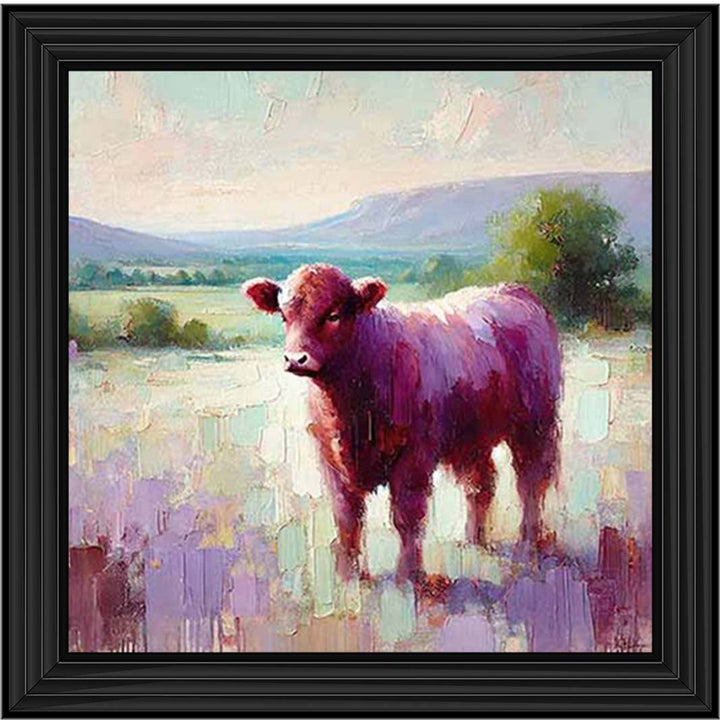 AN2147 Alone Cow Facing Left