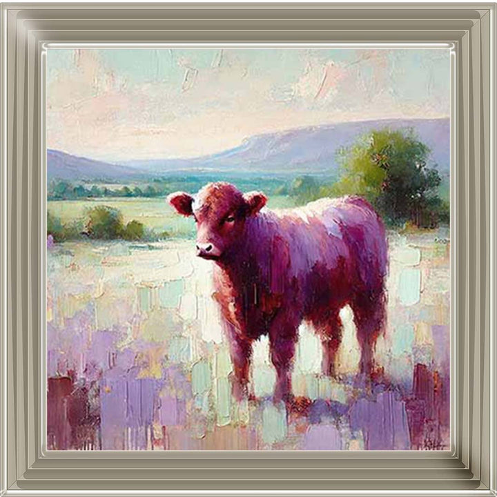 AN2147 Alone Cow Facing Left