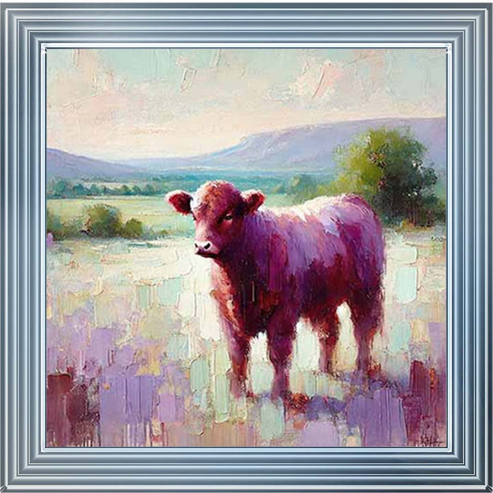 AN2147 Alone Cow Facing Left