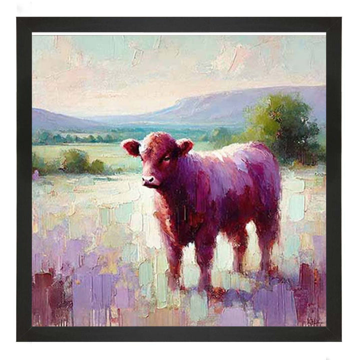 AN2147 Alone Cow Facing Left