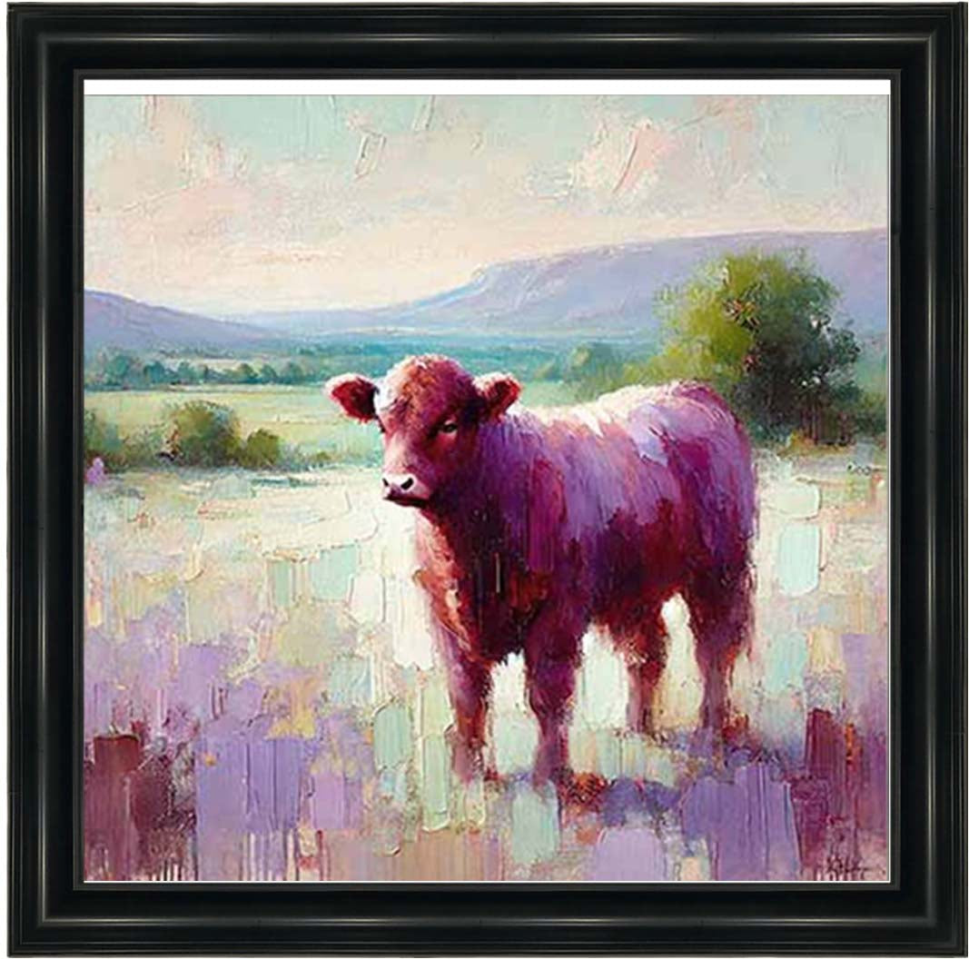 AN2147 Alone Cow Facing Left