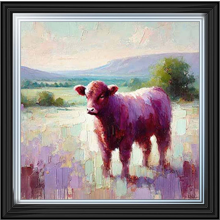 AN2147 Alone Cow Facing Left